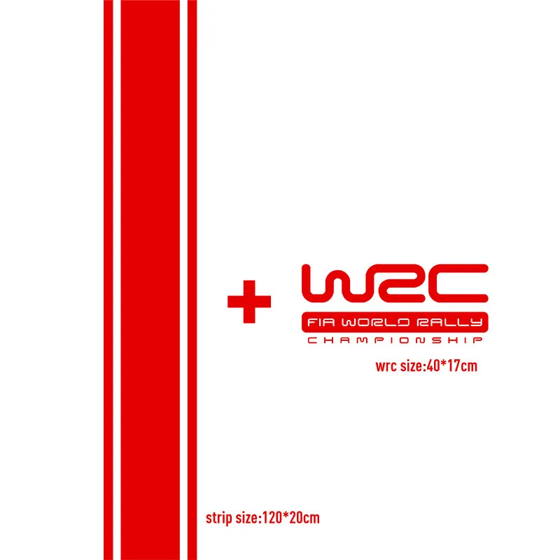 Бесплатная доставка автомобильный Стайлинг WRC гоночные полосы