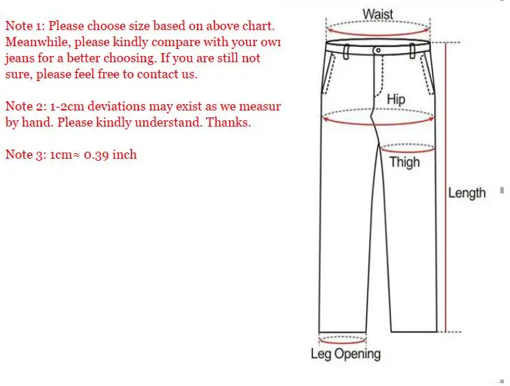 Chart 1-Jeans KJ-919-2