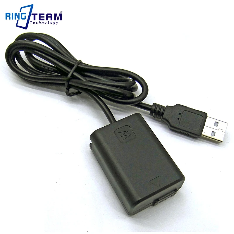 50X USB NP-FW50 Battery Coupler for Sony NEX F3 5