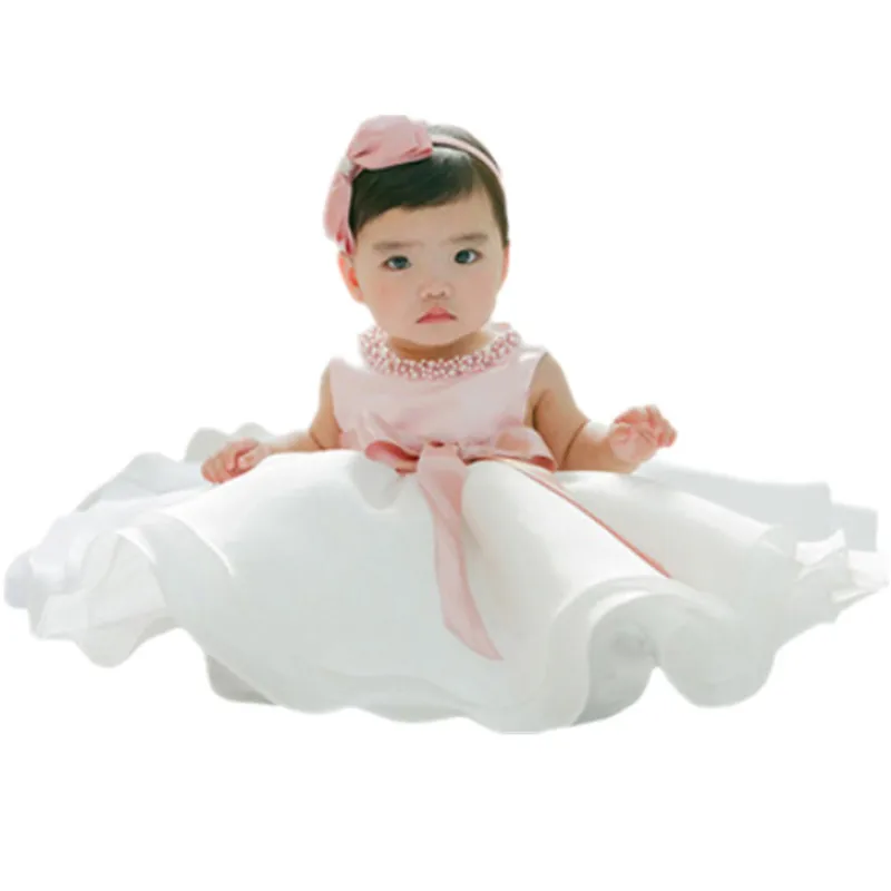 

Baby Girls 0-1-2 Year Birthday Party Dresses Princess Baby Kids Clothes Summer Ball Gowns Wedding Dresses for Newborns