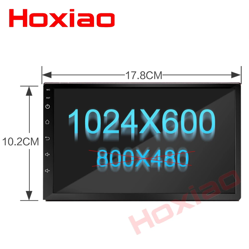 2 Din Android 6 0 Автомагнитола стерео без DVD 7 &quot1024*600 Универсальный Автомобильный плеер