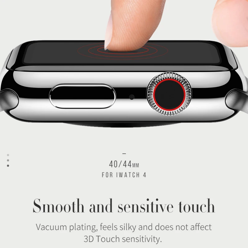 HOCO 3D изогнутый экран протектор для Apple iWatch 4 полное покрытие Защитное стекло для Apple Watch серии 5 40 мм 44 мм пленка