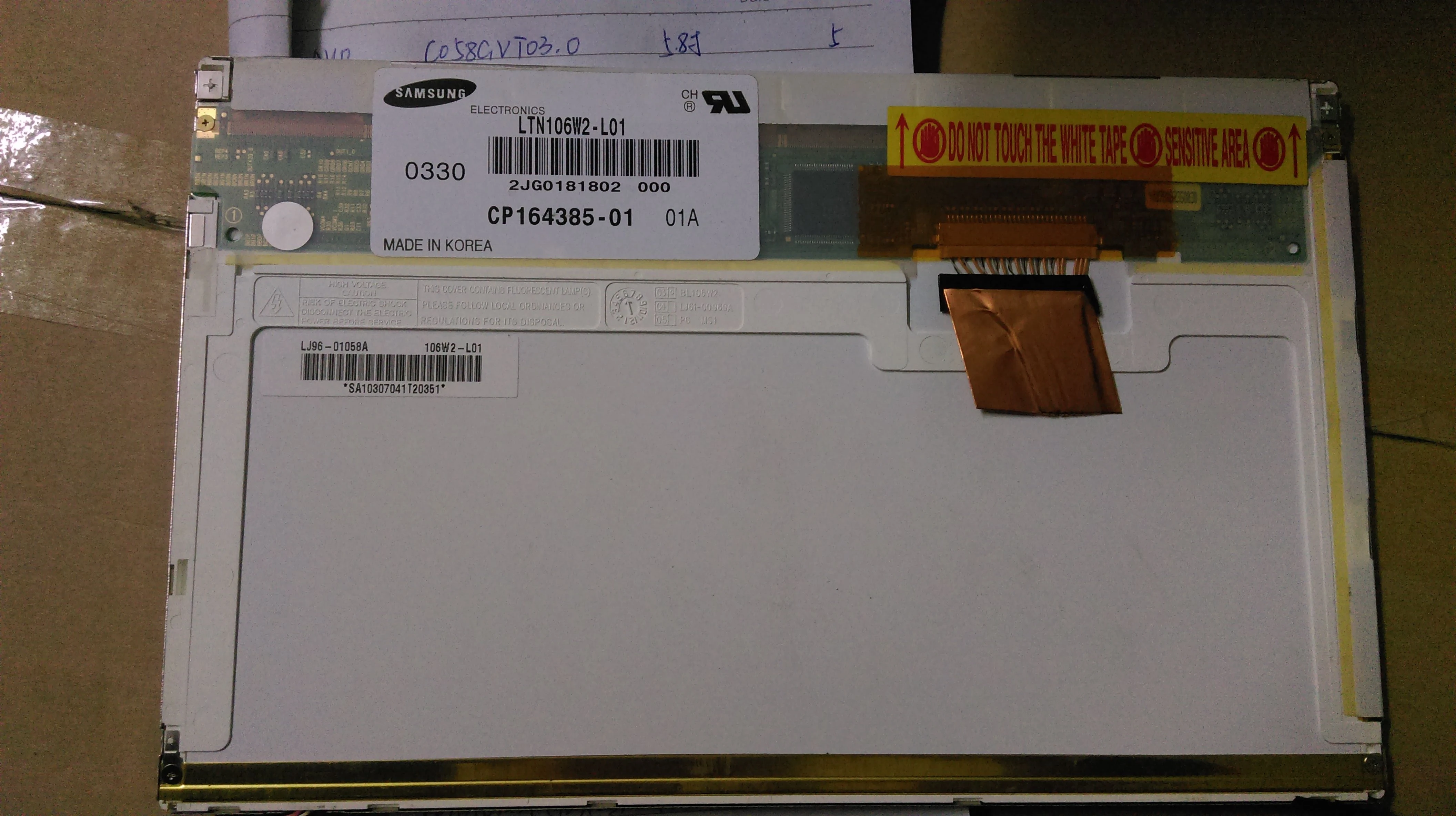 Для 10," LTN106W2 LTN106W2-L01 ЖК-дисплей с сенсорным экраном дигитайзер