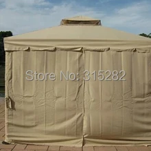 ebay 3*4 метра стальной алюминиевый садовый зонтик от солнца зонтик мебель для террасы покрывает Зонт с 4 Сторон марля