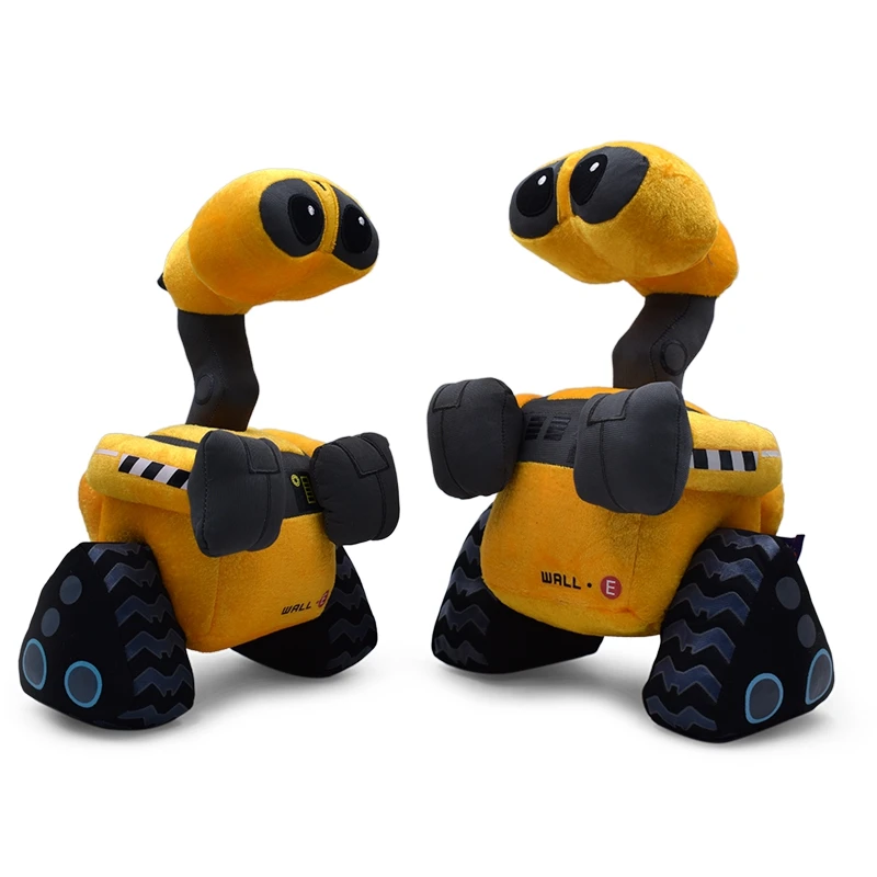 Toys Hobbies Yellow E Robot Stuffed Animal Wall E Movie Robot Cartoon Plush Toy For Kid 25cm Stuffed Animals