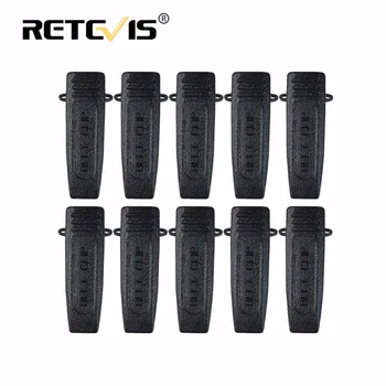 

10pcs Black Walkie Talkie Belt Clip for Retevis RT1 Two Way Radio Transceiver Walkie Talkie Accessories J9106T