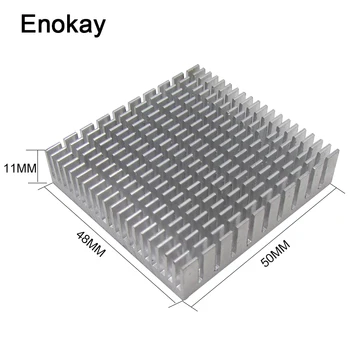 

2019 Time-limited Real Controller Computer Enokay 5pcs Aluminum 50mm Heatsink 50x48x11mm For Chipset Heat Sink Cooling Fin