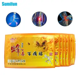 Sumifun 1 мешок боль патчи китайской медицины пчелиный яд бальзам дальнего инфракрасного колено для снятия боли в мышцах штукатурки C329