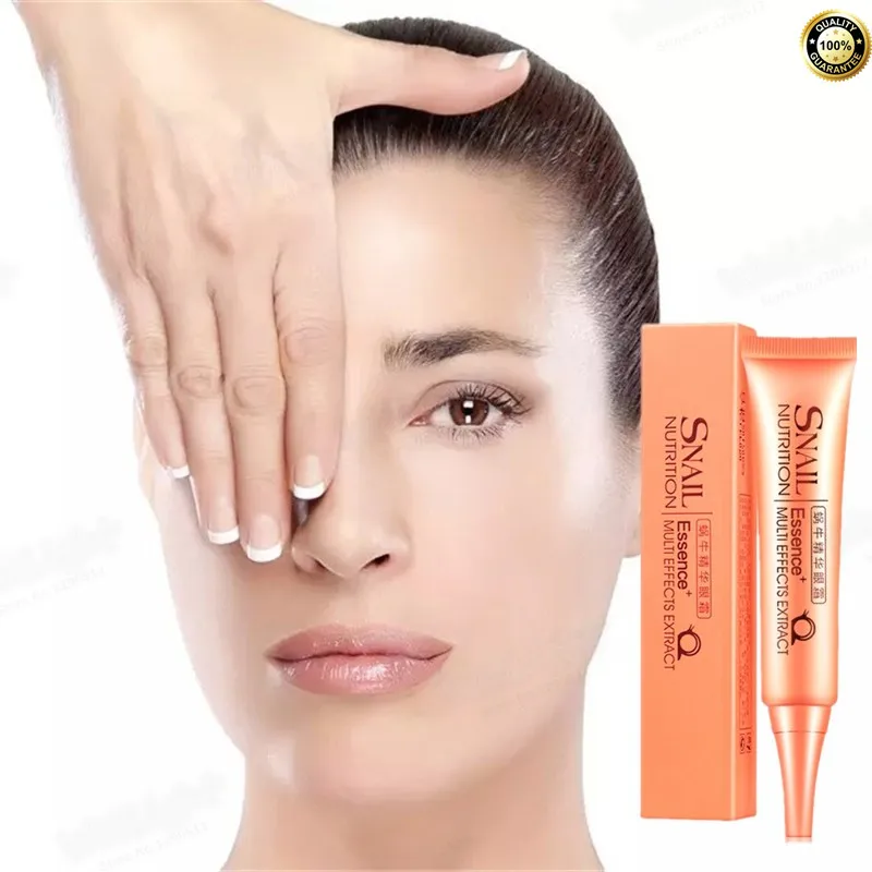 1pcs Snail Essence Eye Cream Remove Dark Circle Eye Bag Anti Puffiness