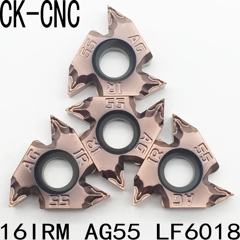 10P 16IRM AG60 LF6018 Threading Blade CNC Carbide Insert For Stainless Steel