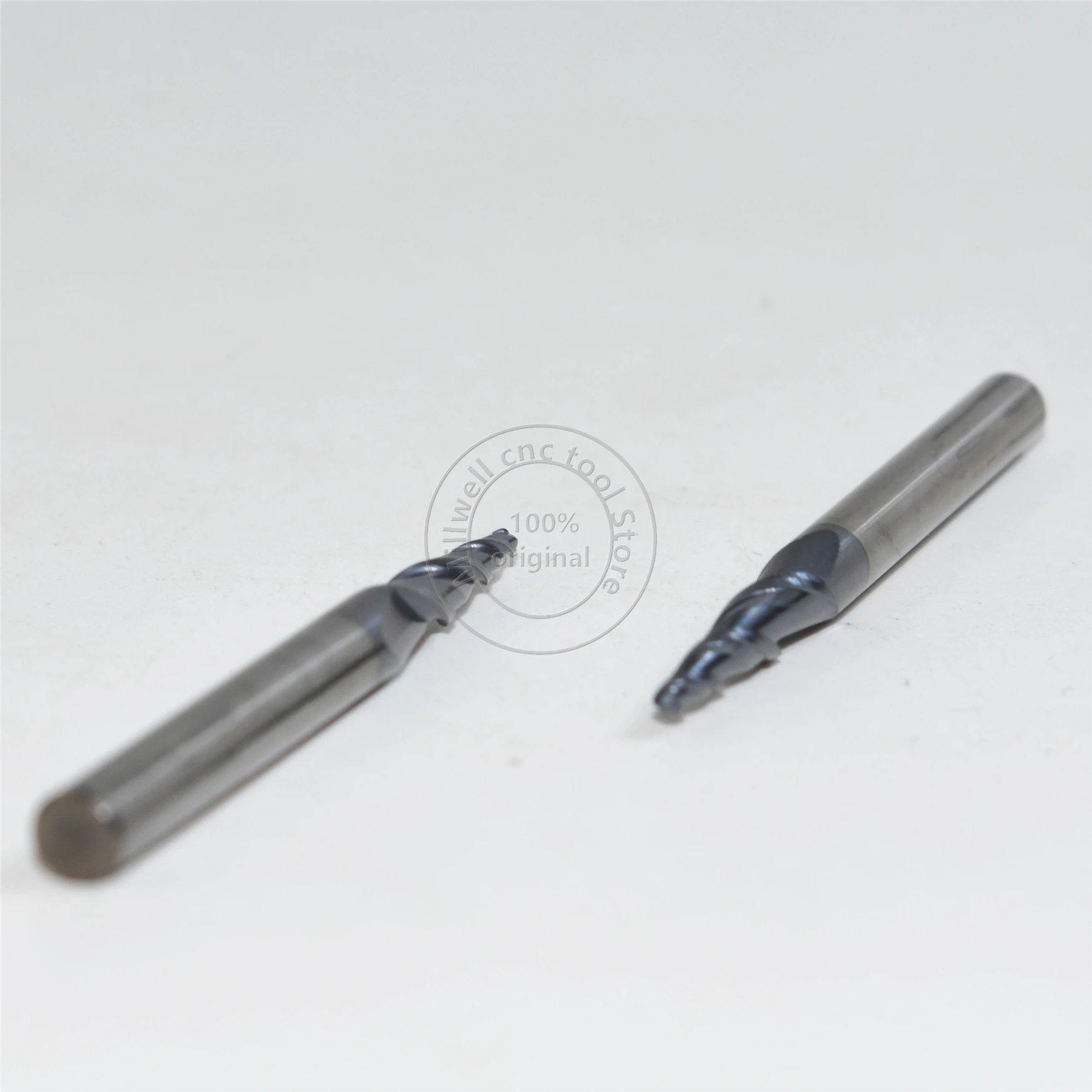 10 шт. R0.75 * D4 15 50L CNC твердосплавные конические конусные фрезы деревообрабатывающий