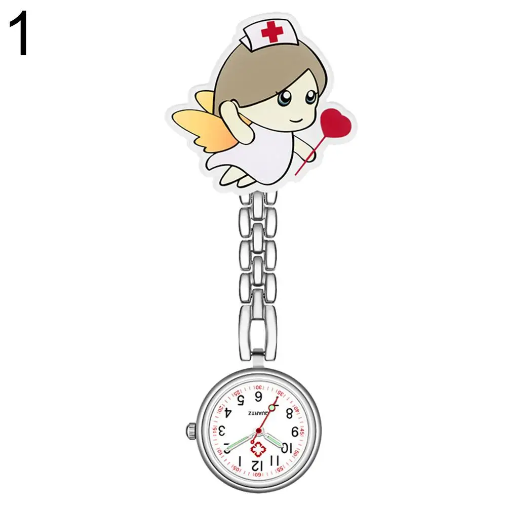 

Fashion Top Brand Luxury Numeral Analog Quartz Clip-On Fob Nurse Doctor Hanging Luminous Pocket Watch
