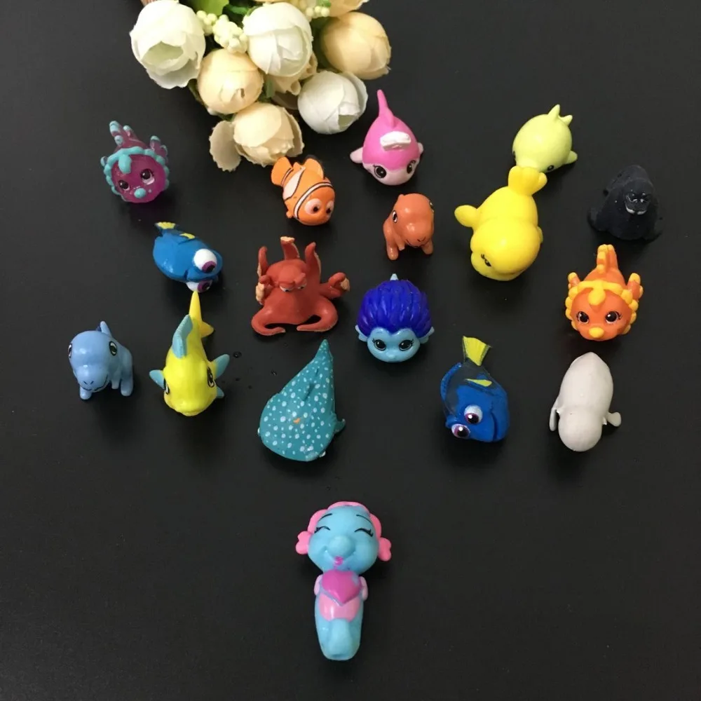 

100pcs/lot cute small ocean and dinosaur animals soft material random mixed