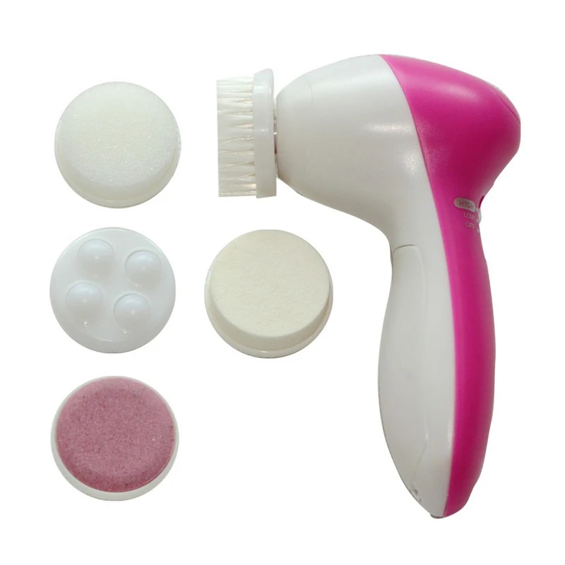 5 in 1 Cleansing Face Brush Facial Skin Cleanser Machine Dynamic Face