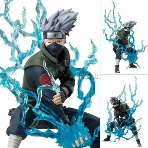 HOT Japanese Anime Naruto Hatake Kakashi 6 PVC Action Figure Deluxe Collection Model font b Toy
