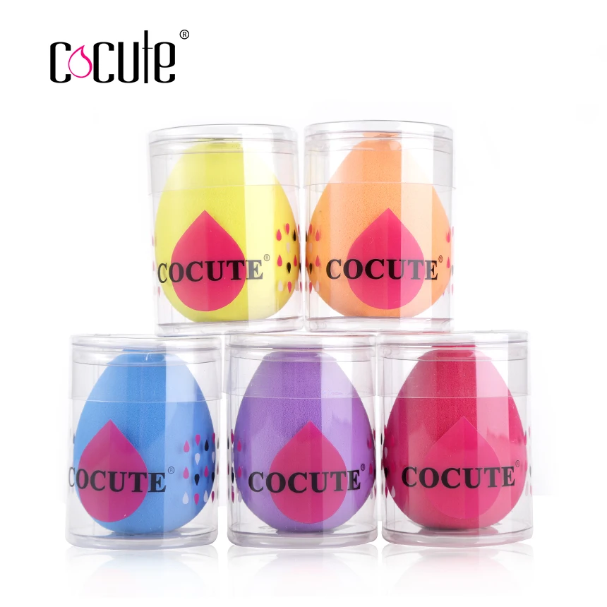 

Cocute 1Pc Waterdrop Makeup Sponge Facial Puff Powder BB Cream Cosmetic Blending Foundation Women Makeup tools