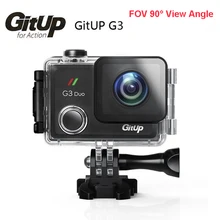 Gitup G3 Duo Git3 12MP 2160 P Wi-Fi 2 К Спорт действий Cam " Touch ЖК-дисплей Экран гироскопа 90 градусов дистанционного Управление ведомого Камера дополнительно