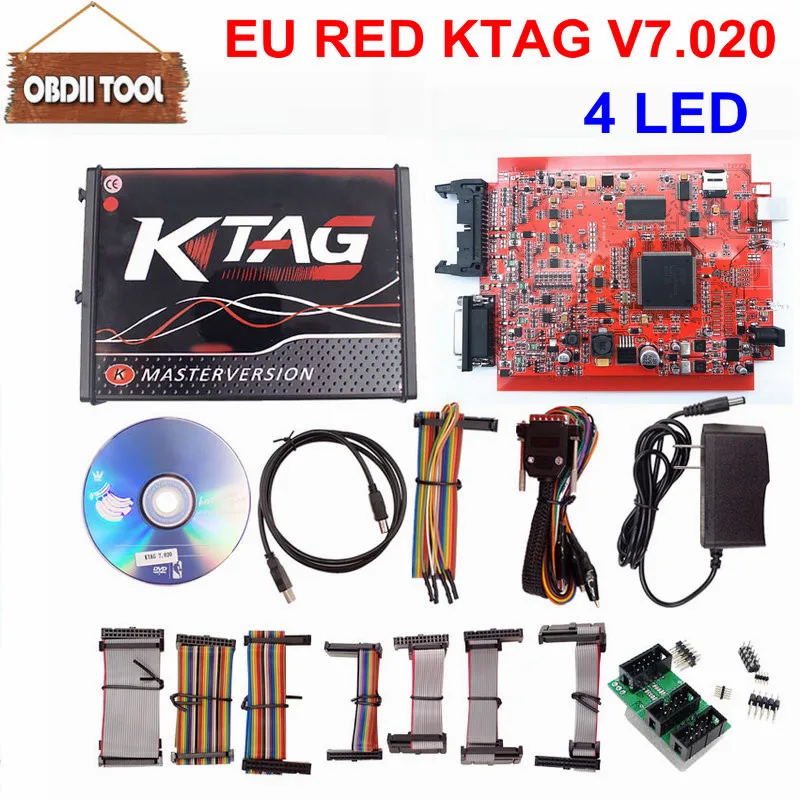 Программатор Ktag V7.020 V2.23 с 4 светодиодный одами 7 020 7020|ecu programmer|ktag masterktag |