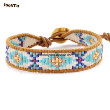 Exclusive Seed Beads Bohemia Weaving Brazilian Bracelet