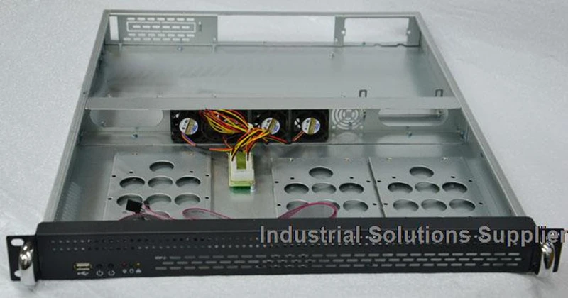 

New 1U Server Computer Case 4 Hard Drive Double Server Large-Panel 1U Industrial Computer Case