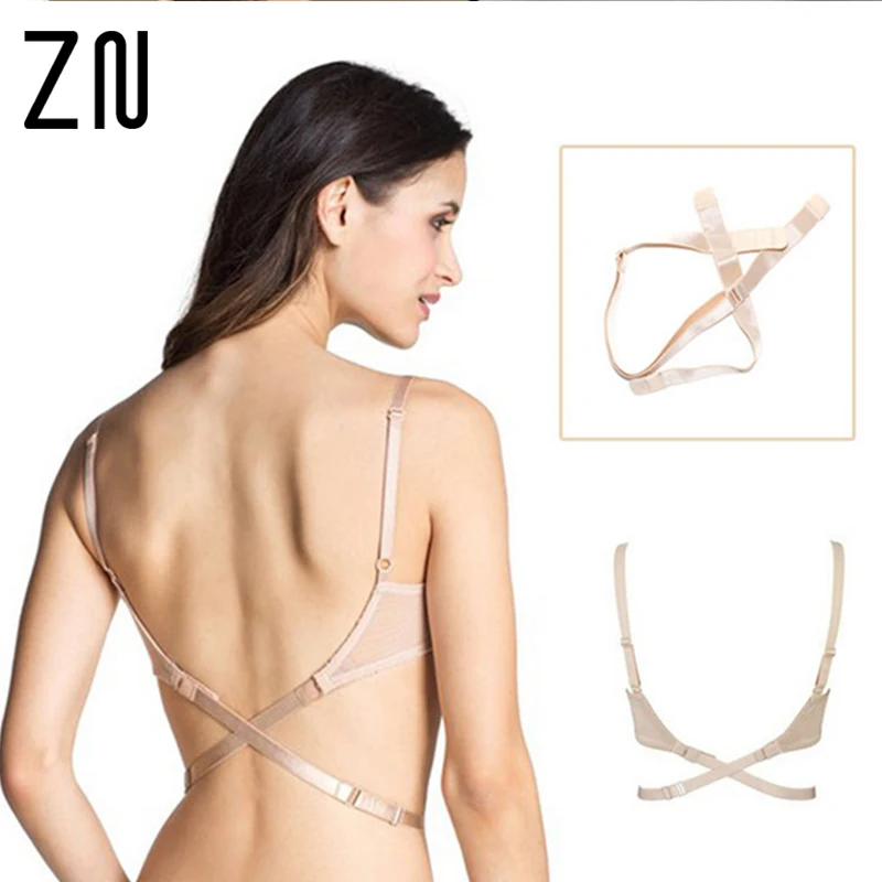 strapless bra with low back converter
