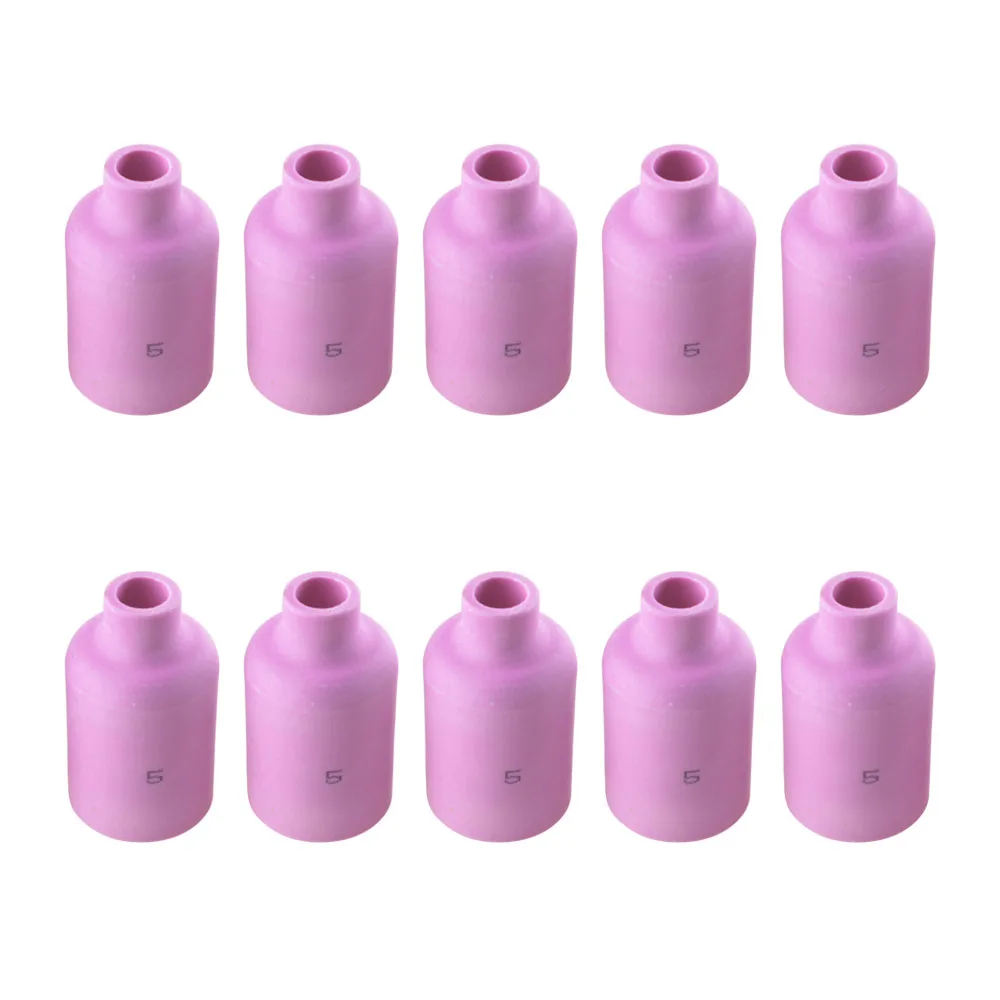10PCS TIG Alumina Gas Lens Nozzle 54N17 5# Fit SR DTA DB WP 17 18 26 Welding Torch | Инструменты