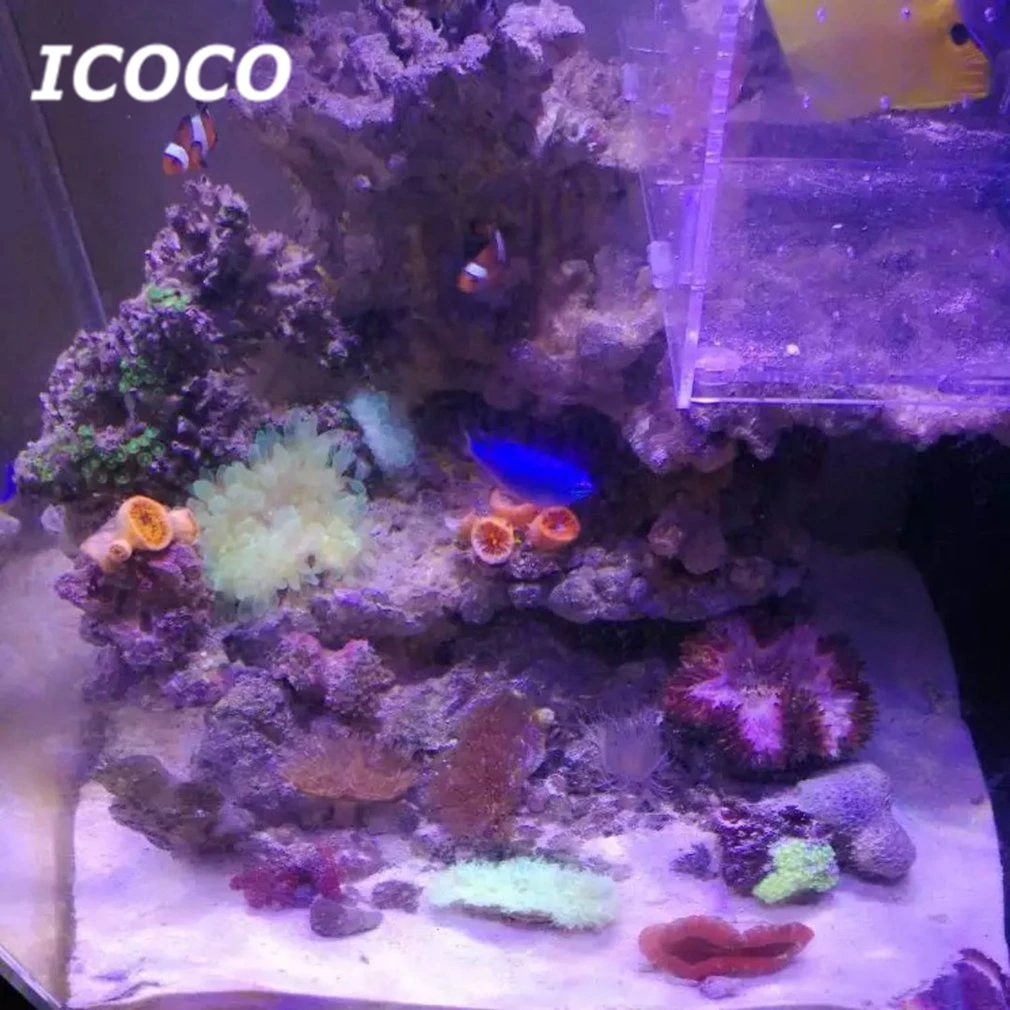 ICOCO светодиодный аквариум 30 Вт Крытый аквариумный светодиодный фонарь освещение соленой воды с сенсорным управлением для кораллового рифа