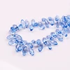 50pcs Clear Oval Faceted Crystal Beads 6x12mm Briolette Teardrop Beads Transparent Water Drop Glass Beads For Jewelry Making DIY ► Photo 2/6