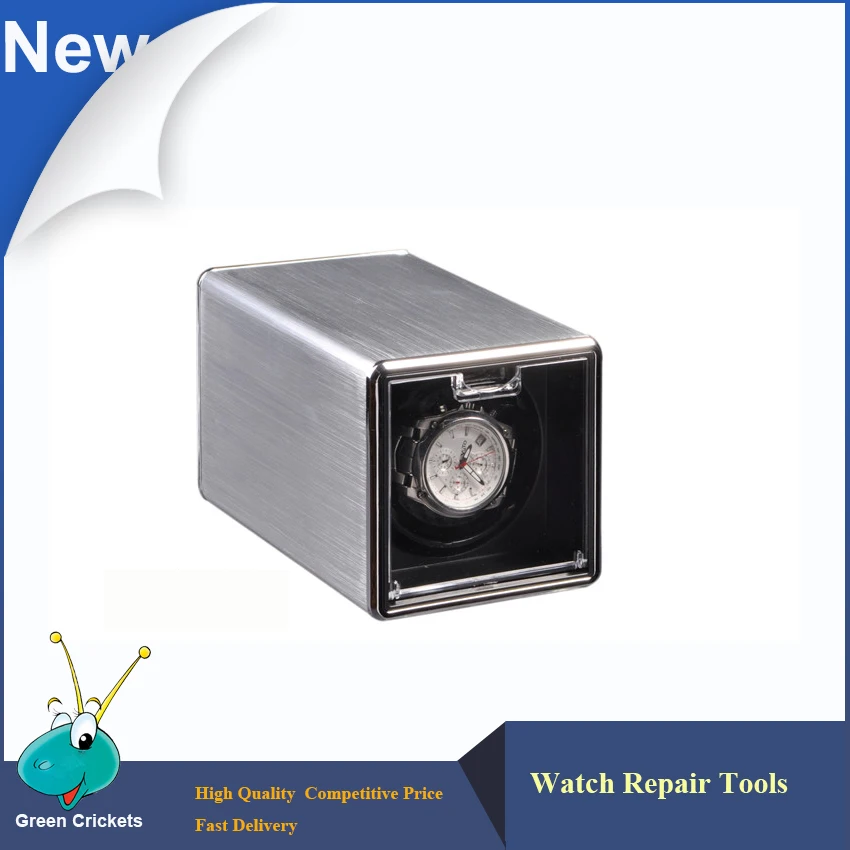 Latest classical Aluminum Alloy Automatic Watch Winder box,Ultra quiet Motor 4 Modes Watch Winder