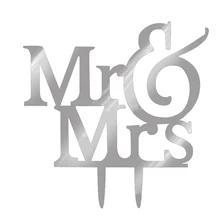 Свадебный торт вставлены карты вечерние Изысканная отделка(серебро mr& mrs