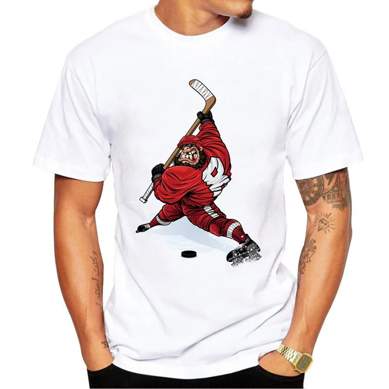 Новые летние Эволюция хоккейный игрок Молодежный топ Клуб футболка для мужчин с короткими рукавами