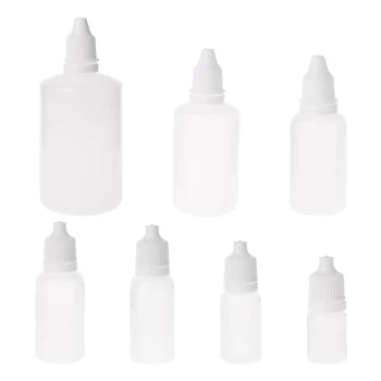 

5-100ml Empty Plastic Squeezable Dropper Bottles Eye Liquid Dropper Container store liquids