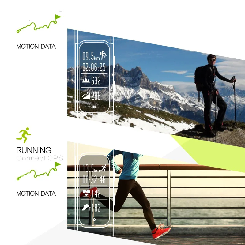 

2019 Hot Smart Band Bracelet Bluetooth GPS Heart Rate Sleep Monitoring For Sport IOS Android For DOY