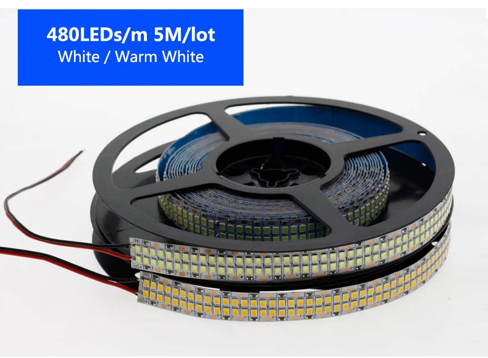 Светодиодный ленточный светильник 2835 DC12V высокая яркость гибкий светильник светодиодный ленточный 240 светодиодный s/m 480 светодиодный s/m домашний декоративный светильник ing белый/теплый белый