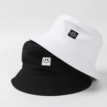 TUNICA летняя шляпа Женская Мужская Панама, шляпа-Панама смайлик дизайн плоский солнцезащитный козырек рыбалка, рыбак Боб шляпа Chapeu Femmes хип хоп