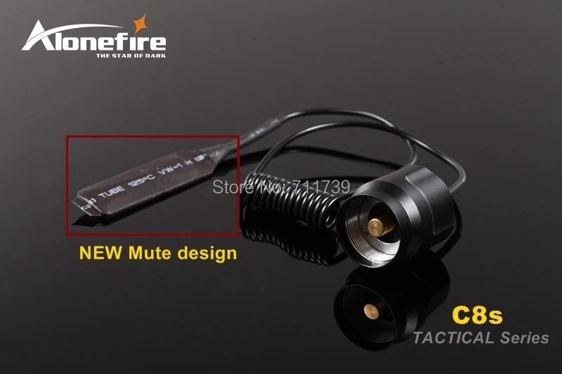 AloneFire C8 CREE XM-L2 U3 светодиодный тактический светильник фонарь 20 мм крепление для страйкбола прицел ружья светильник 18650 батарея