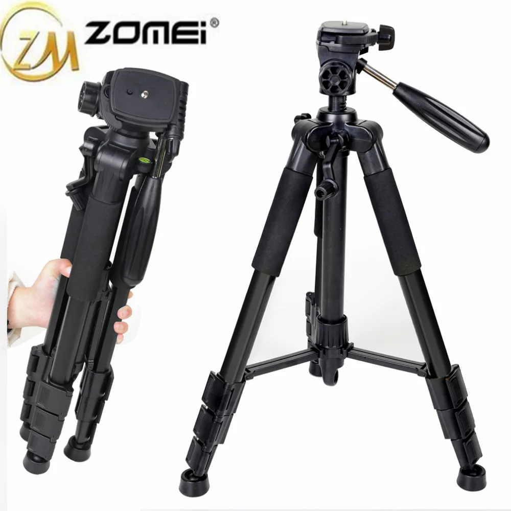 Zomei Professional Aluminum Alloy SLR Three Camera Folding Portable Tripod with Ball Head Bag Travel for DSLR Black Q111 Zomei Professional Aluminum Alloy SLR Three Camera Folding Portable Tripod with Ball Head Bag Travel for DSLR Black Q111
