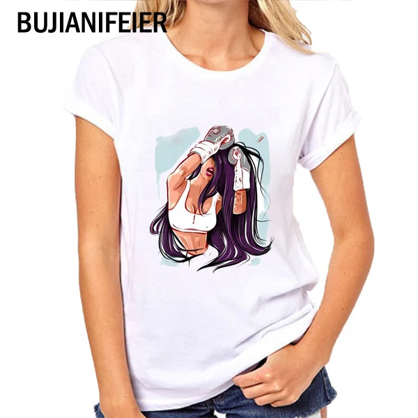 

Adult large size 2019 new baby T-shirt trend printing casual T-shirt top summer short-sleeved T-shirt female BJN138