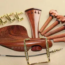 1 Набор 4/4 деталей для скрипки, аксессуары для скрипки из розового дерева