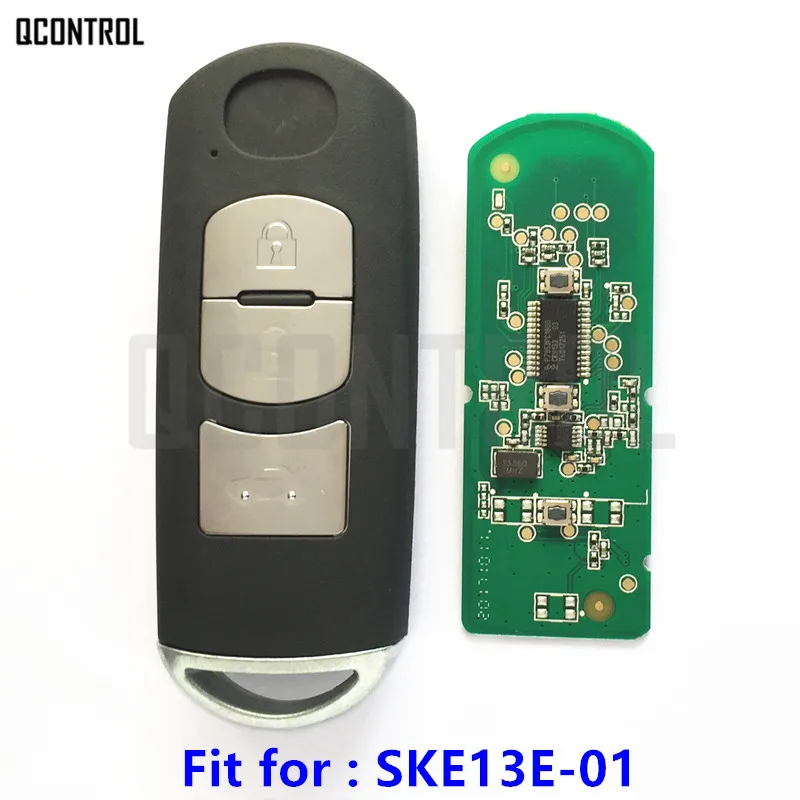 

QCONTROL 3 Buttons Smart Key Suit for MAZDA CX-3 CX-5 Axela Atenza Model SKE13E-01 Car Remote Control