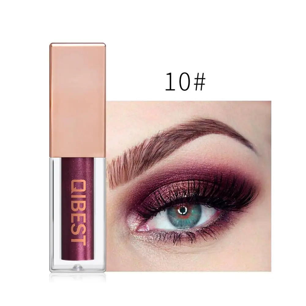 15 Colors Liquid Glitter Eyeshadow Pencil Shimmer Eyeshadow Waterproof Long-lasting Shimmer Eyeshadow Eye Makeup Accessorices - Цвет: 10