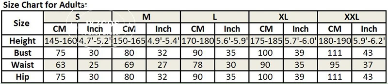 the incredibles costume size