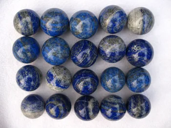 

20 NATURAL Lapis Lazuli crystal sphere ball healing