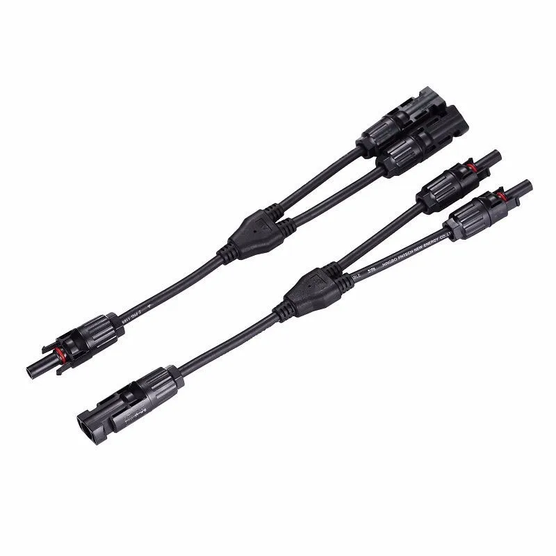 

1Pair x MC4 Connector Y Branch mc4y 2 Male 1 Female and 2 Female 1 Male Solar Panel Cable Branch Connector
