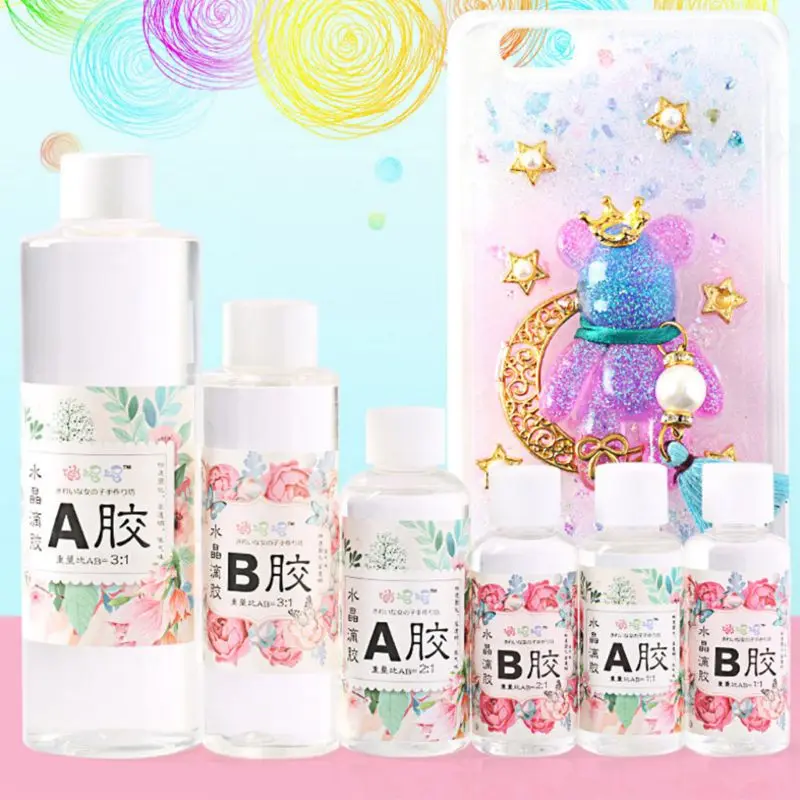 AB Клей эпоксидная смола клей для DIY ювелирных изделий инструменты 30 г/40 г/80 г/120 г/200