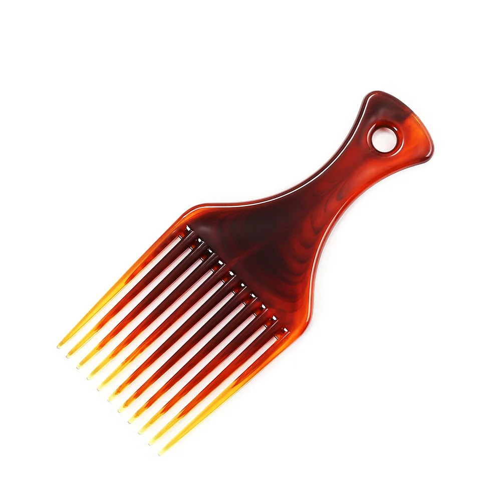 5pcs Anti-static Hair Combs Wide Teeth Afro Comb Curly Hair Brush Salon Hairdressing Styling Long Tooth Pick Styling Accessory