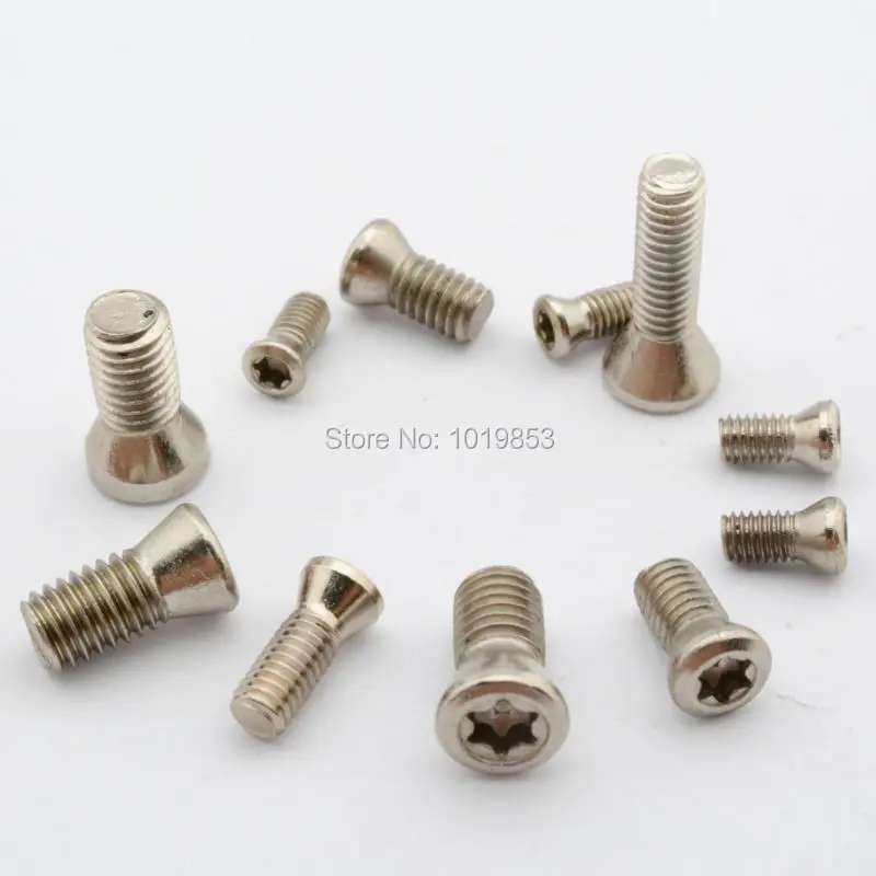 Silver color insert screws (3)