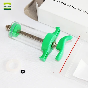 

100 pcs 50ml green plastic steel syringe reusable large plastic syringe buy syringes online for pig sheep dog