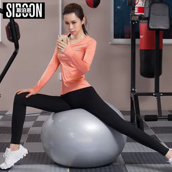 

2 Pcs Yoga Set Gym Fitness Clothes Tennis Shirt+Pants Running Tight Jogging Workout Yoga Leggings sport clothes for women