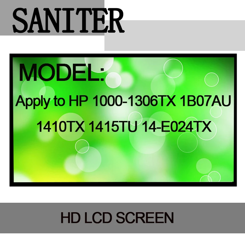 14 дюймовый ЖК экран для ноутбука HP 1000 1306TX 1B07AU 1410TX 1415TU E024TX|laptop lcd screen|lcd laptop screenlaptop inch